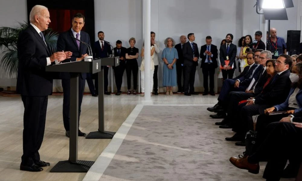 Σύνοδος ΝΑΤΟ: Συνάντηση Σάντσεθ – Μπάιντεν στη Μαδρίτη